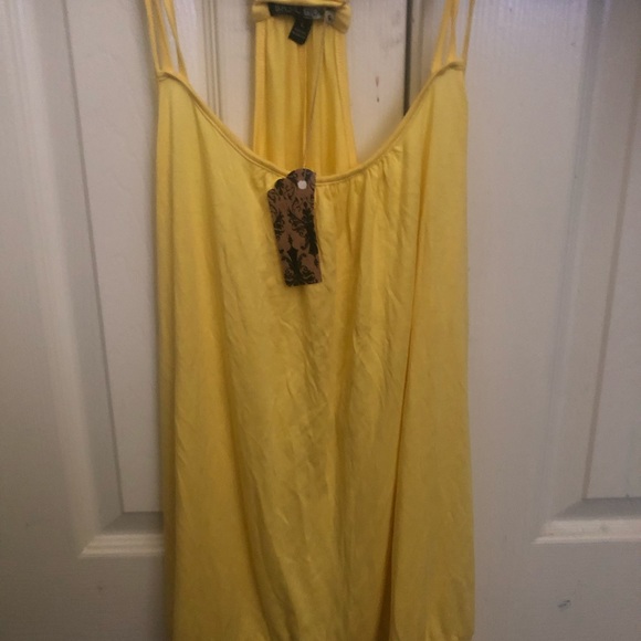 Yellow super flowy tank top - Picture 1 of 6